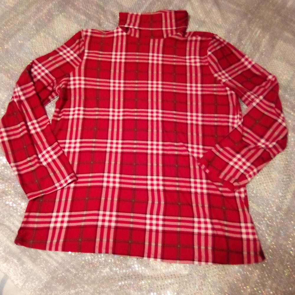Allison Andrews Turtle Neck Blouse Women's Size XL